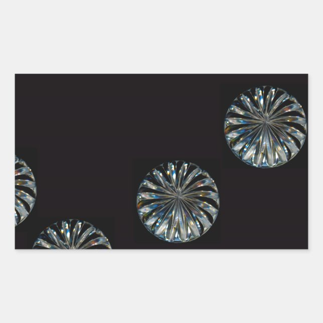 Adesivo Retangular Design irlandês - The Crystal Collection (Frente)