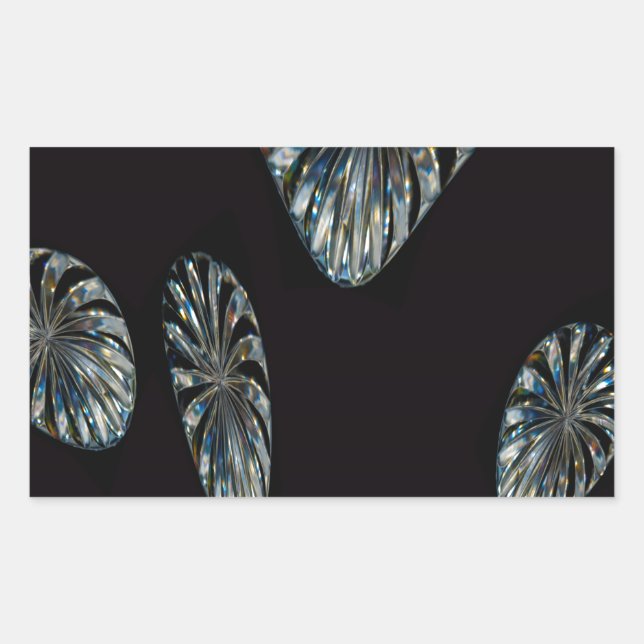 Adesivo Retangular Design irlandês - The Crystal Collection (Frente)