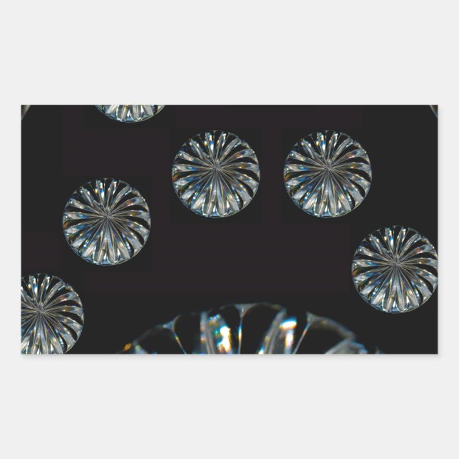 Adesivo Retangular Design irlandês - The Crystal Collection (Frente)