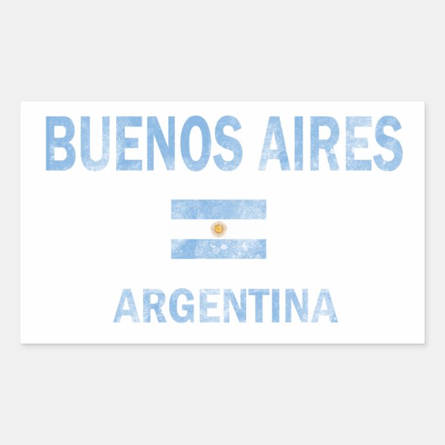 Adesivo Retangular Designs Buenos Aires Argentina (Frente)