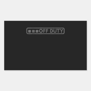 Adesivo Retangular Desligado Perfeito Para Polícia Do Exército Poli