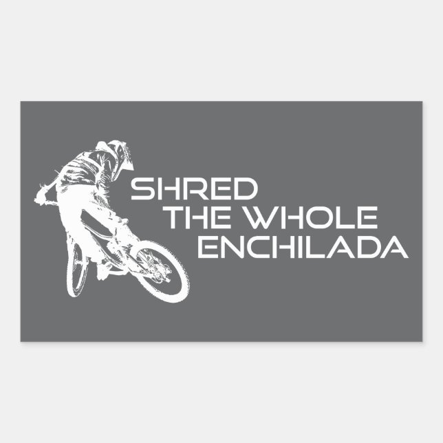 Adesivo Retangular Destrua a The Whole Enchilada Moab Utah (Frente)