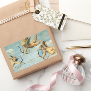 Adesivo Retangular Detalhe de Galatea Angels de Raphael Sanzio