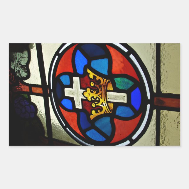 Adesivo Retangular Detalhe do vidro retido (Frente)