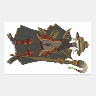 Adesivo Retangular Deusa Vaznev