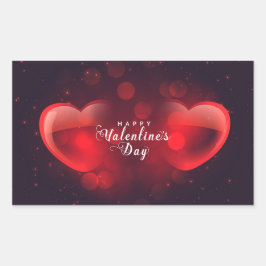 Adesivo Retangular Dia de os namorados