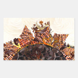 ADESIVO RETANGULAR DIA DO SOL DOCE! :) CBS MANHÃ DE DOMINGO SOL