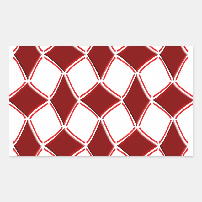 Adesivo Retangular Diamantes (Frente)