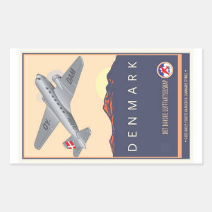 Adesivo Retangular Dinamarca