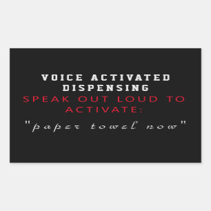 Adesivo Retangular Dispersor de Toalhas