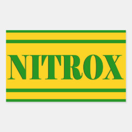 ADESIVO RETANGULAR DIVER NITROX DIVIDING LOGO NITROX SCUBA -