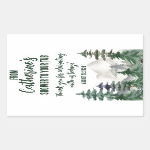 Adesivo Retangular Do meu chuveiro para o seu banho Favorito Presente