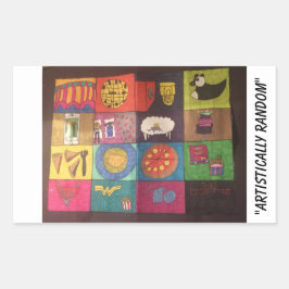 adesivo retangular do painel de colagem ganhador d