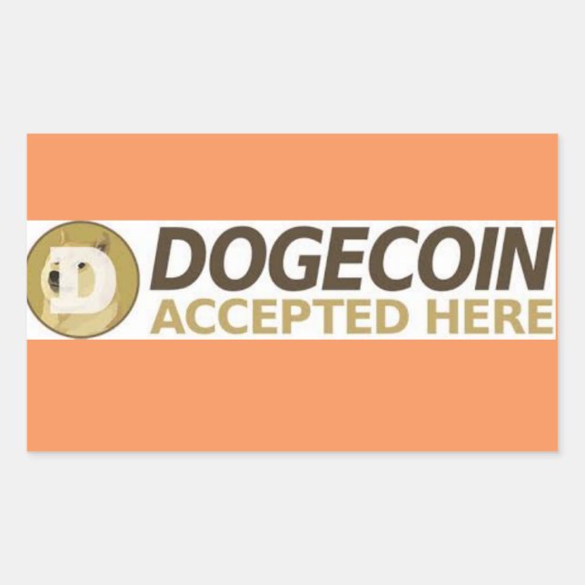 ADESIVO RETANGULAR DOGECOINS BUSINESS (Frente)