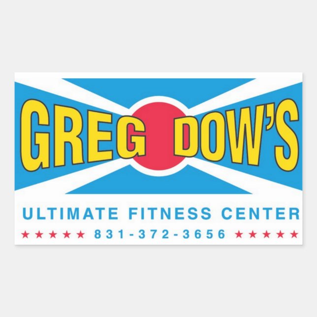 Adesivo Retangular Dojo Sticker (Frente)