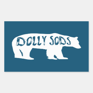 Adesivo Retangular Dolly Sods Wilderness Bear