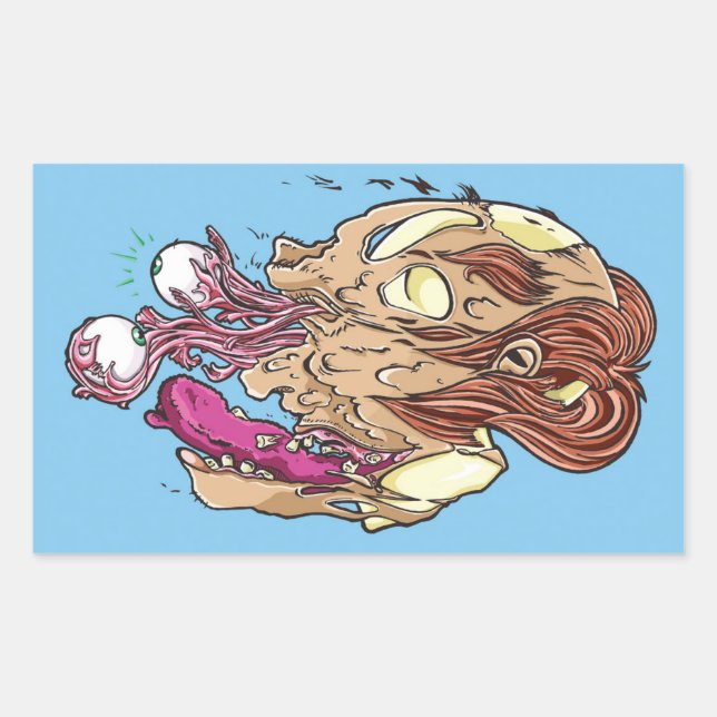 Adesivo Retangular Don't look back! (Frente)