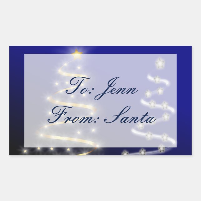 Adesivo Retangular Dourado e prata- (Frente)