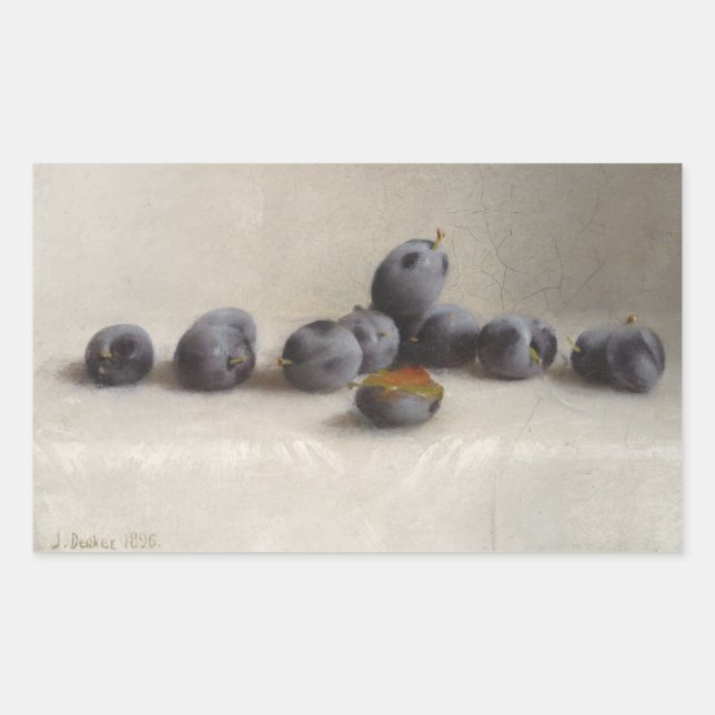 Adesivo Retangular Doze Ameixas (Frente)