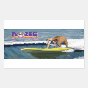 Adesivo Retangular Dozer Surfs uma onda vencedora!