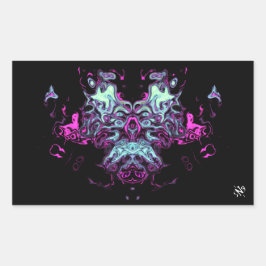 Adesivo Retangular Dragão v4