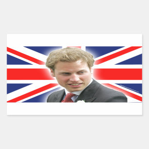 Adesivo Retangular Duque HRH de Cambridge - Incrível!