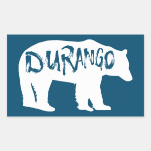 Adesivo Retangular Durango Bear