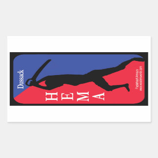 Adesivo Retangular Dussack HEMA decal