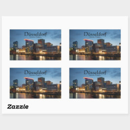 Adesivo Retangular Dusseldorf Alemanha