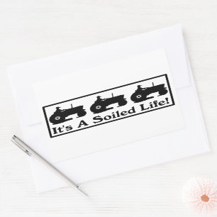 Adesivo Retangular É uma vida suja