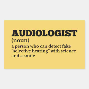 Adesivo Retangular Ear Doctor Funny Definition Stick