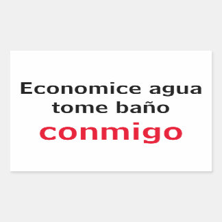Adesivo Retangular Economice agua