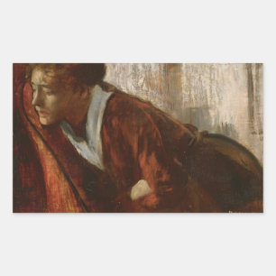 Adesivo Retangular Edgar Degas - Melancholy