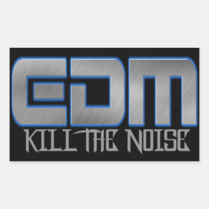 ADESIVO RETANGULAR EDM KILL THE NOISE