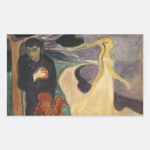 Adesivo Retangular Edvard Munch - Separação