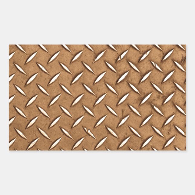 Adesivo Retangular Efeito Metálico de Placa do Velho Chambão (Frente)