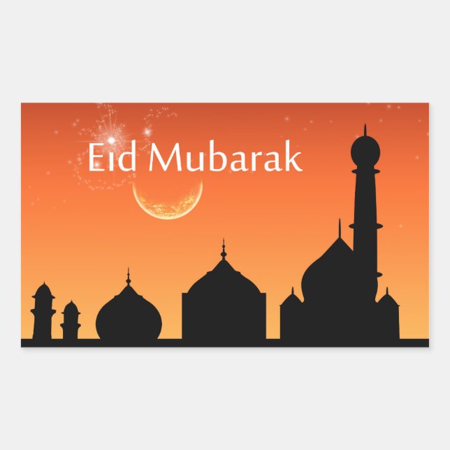 Adesivo Retangular Eid Evening Sky - Sticker (Frente)