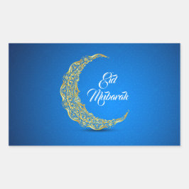Adesivo Retangular Eid Mubarak / Ramadan