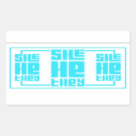 Adesivo Retangular Ela... Ele....