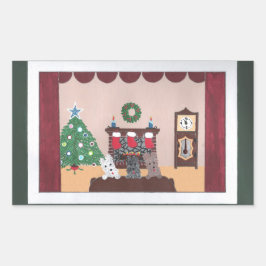 Adesivo Retangular Ele já está aqui? Sticker 2015CardConcurso