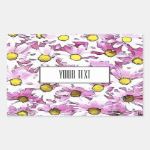 Elegante margarida aquarela