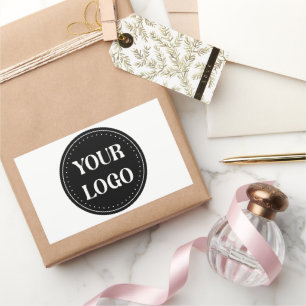 Adesivo Retangular elegante, moderno, refinado e editável.