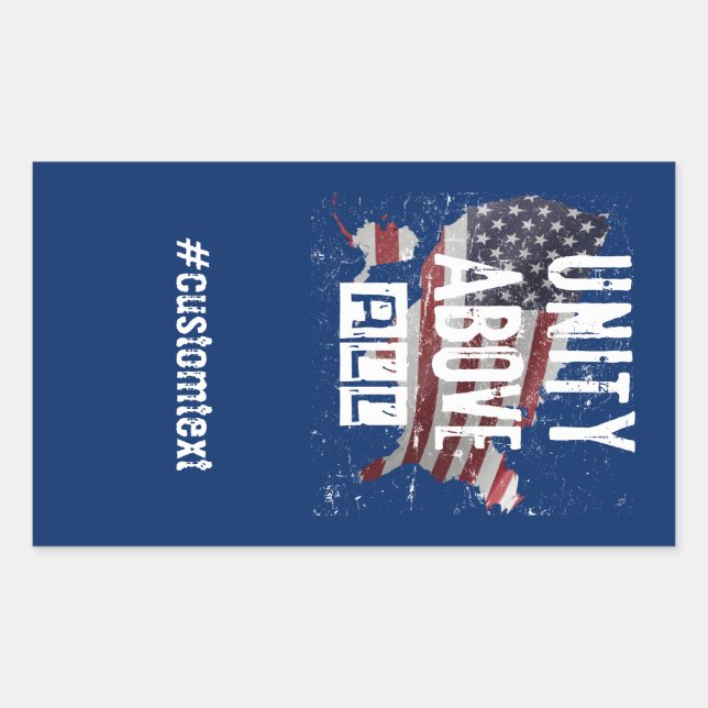 Adesivo Retangular Eleição Presidencial 2024 dos EUA (Frente)