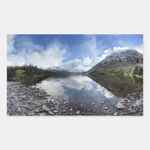 Adesivo Retangular Elizabeth Lake - Parque Nacional Glacier