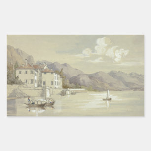 Adesivo Retangular Elizabeth Murray - Majolica, Lago Como