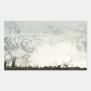 Adesivo Retangular Elk no Grand Teton National Park Fotografia