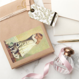 Adesivo Retangular Em desgraça por Charles Burton Barber, Vintage Art