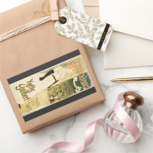 Adesivo Retangular Embaixadores Yvette Guilbert por Theophile Steinle