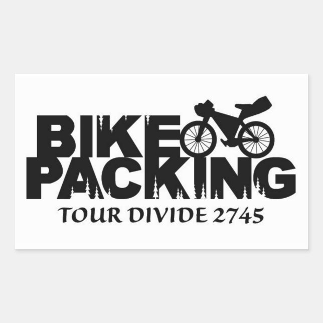 Adesivo Retangular Embalagem Biológica: Tour Divide Sticker (Frente)