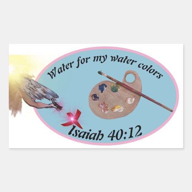 Adesivo Retangular embrulhe isto em volta de um frasco para seus pinc (Frente)